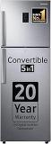 Samsung 301 Litres 2 Star, RT34C4412SL/HL, Convertible 5 In 1 Digital Inverter, With Display Frost Free Double Door Refrigerator