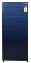 Sharp 193 Litres 4 Star Direct Cool Single Door Refrigerator I JAPAN TECHNOLOGY I Toughened Glass Door I 2023 Model I SJ G19ST BL I Color: Blue