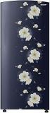 Sharp 197 Litres 2 Star Direct Cool Single Door Floral Fall Blue Refrigerator With Japan 7 Shield Protection And Ample Storage Space