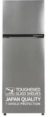 Sharp 265 Litres 2 Star Frost Free Double Door Silver Hairline Refrigerator |Japan 7 Shield Protection|Hi Tech Inverter |