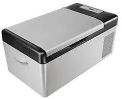 Tropicool 15 Litres Automatic Car Thermal Box TFF 15, Car Refrigerator, 12/24V DC And 230V Ac Car Fridge, Portable Freezer With Compressor, Electric Cooler For Car Road Trips Travel And Home Use, Grey