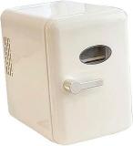 Ujeavette 6 Litres Skincare Mini Fridge Portable Refrigerator AU 220V White For Home