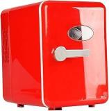 Ujeavette 6 Litres Skincare Mini Fridge Portable Refrigerator DC 12V And AU 220V Durable Red