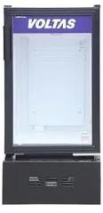 Voltas 105 Litres Black Single Door Visi Cooler Or Glass Door Commercial Refrigerator VC GT 120 SD P Metallic BLK