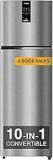 Whirlpool 327 Litres 2 Star IFPRO INV CNV 375 ILLUSIA STEEL 2S-TL Double Door Refrigerator