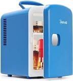 Astroai 4 Litres Blue Mini Refrigerator