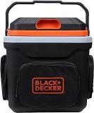 BLACK+DECKER BDC24L Thermoelectric Pre Cool Portable Automotive Car Beverage Cooler & Warmer, Used To Store Beverages, 1 Year Warranty, ORANGE & BLACK