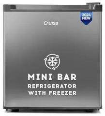 Cruise 45 Litres 2 Star Graphite Grey Minibar Direct Cool Single Door Refrigerator With Freezer