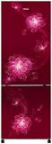 Haier 256 Litres 3 Star HRB 2763CRB E Red Blossom Frost Free Double Door Refrigerator