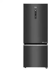 Haier 325 Litres 2 Star, , GE Black Finish Bottom Mounted Frost Free Refrigerator REF HRB 3752BGB P