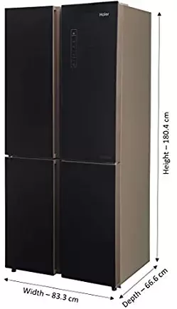 Haier 531 Litres HRB 550KG Inverter Frost Free Side by Side Refrigerator