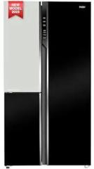 Haier 598 Litres, 3 Star HRT 683KWG, Vogue 83% Convertible Fridge Space, Expert Inverter 3 Door Side By Side Refrigerator,