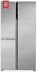 Haier 630 Litres Side by Side Refrigerator, Inox Steel