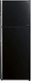 Hitachi 375 Litres 2 Door Refrigerator Stylish Line RVG400PND8 GBK, Glass Black Inverter Compressor