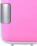 Ivelect 4 Litres Portable Car Fridge Cooler Warmer Compact Fruit AC/DC Powered Travel Pink