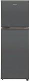 Kelvinator 252 Litres 2 Star Double Door Refrigerator, Bright Grey KRF I260RBVBGT