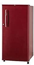 Lg 190 Litres B199OPRC_Peppy Red Direct Cool Single Door Toughened Glass Shelves Refrigerator