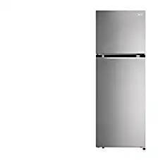 Lg 408 Litres GLN412SDSY_Dazzle Steel Frost Free Double Door Refrigerator