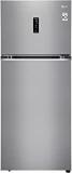 Lg 423 Litres 3 Star GL T422VPZX Frost Free Smart Inverter Wi Fi Double Door Refrigerator, Grey