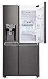 Lg 668 Litres Black Inverter Linear Side By Side Refrigerator