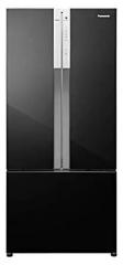 Panasonic 551 Litres Black Glass Frost Free Inverter Triple Door Refrigerator