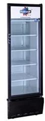 Rockwell 358 Litres RVC390B Single Glass Door Visi Cooler, Internal LED, White