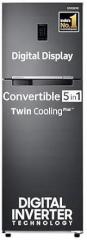 Samsung 385 Litres 2 Star, RT42C5532BX/HL, Convertible 5 in 1 Digital Inverter, With Display Frost Free Double Door Refrigerator