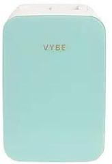 Vybe 6 Litres Mini Beauty Fridge AZ22_VYBE1003/Green:Portable Cosmetics Cooler & Warmer Thermoelectric AC/DC Car Mini Chiller. Store Face Mask/Serums, Moisturizers, Toners, Cream, Nail Polish, Cosmetics Tea Green