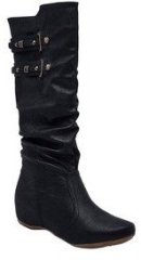 Sole To Soul Knee Length Black Boots women