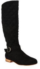 Pinq Chiq Collection Knee Length Black Boots women