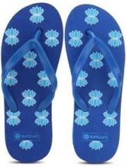 Mb Sunburn Blue Flip Flops women