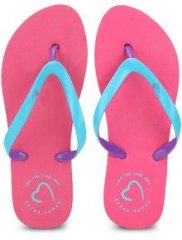 Being Human Clothing Pink Flip Flops women