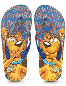 Scooby Doo Sd Logo Ff Navy Blue Flip Flops boys