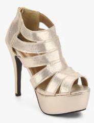 Footlicious Golden Stilettos women