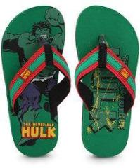 Marvel Green Flip Flops boys