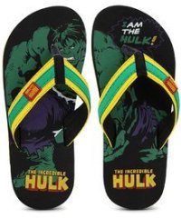 Marvel Black Flip Flops boys