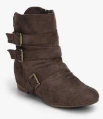 Tresmode Brown Calf Length Boots women