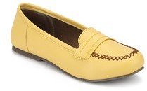 A&n Yellow Moccasins women