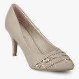 Addons Beige Embellished Stilettos women