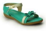 Addons Green Sandals Girls