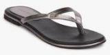 Addons Grey Flip Flops Women