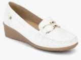 Addons White Moccasins women