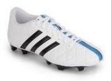 Adidas 11Questra Fg White Football Shoes Men