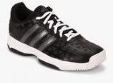 Adidas Barricade Club Xj Black Tennis Shoes Boys