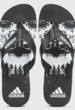 Adidas Beach Print Black Flip Flops Men