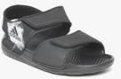 Adidas Black AltaSwim Solid Slip Ons Girls