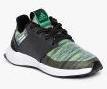 Adidas Black/Green Running Shoes Boys