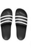 Adidas Black Synthetic Sliders Men