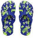 Adidas Boys Blue & Grey Printed Shingle Flip Flops Boys