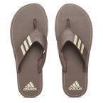 Adidas Brown Synthetic Thong Flip Flops Men